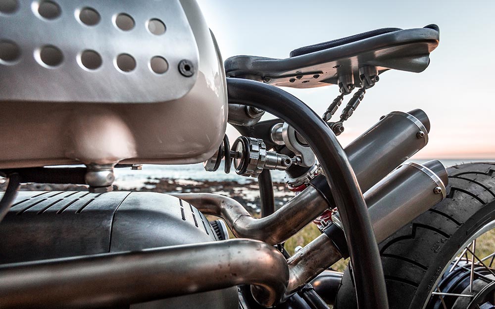 Kit Complet De Couvercle De Filtre à Air Boxup Pour BMW R80 / R80G/S / R80ST - Style Cafe Racer - Noir - Neuf