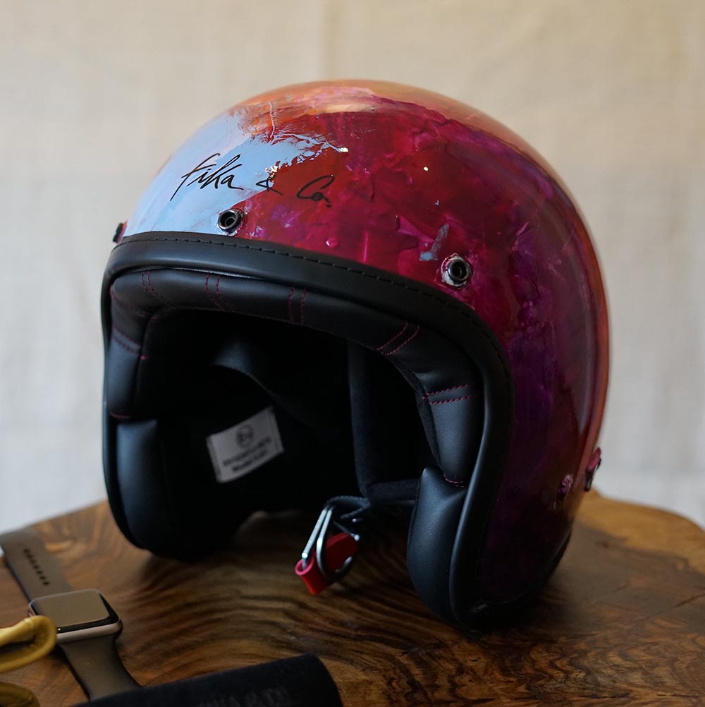 Jet Casque Vintage Homologué Noir Intérieur Marron Ancien Style Cafè Racer  Moto Custom - Casques Jet - Shopbikers: vente de produits destinés aux  coureurs à l'honneur