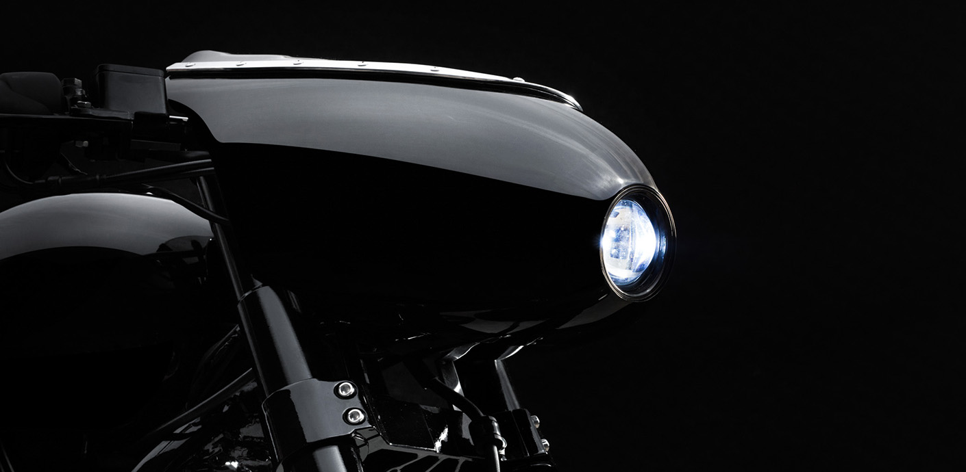 Cruiser Harley Davidson750 Street par Bandit9 Motors the Dark Side