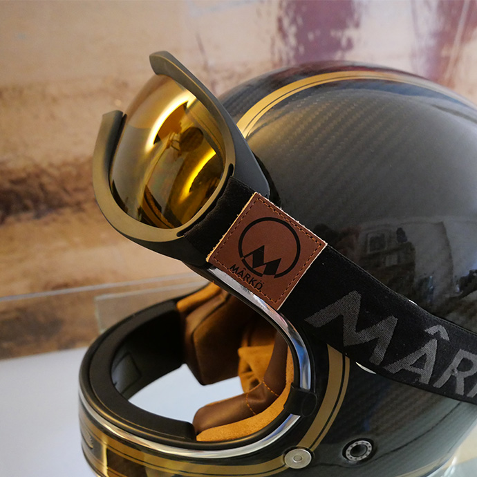 Masque moto vintage Mârkö B8 Goggle Replica