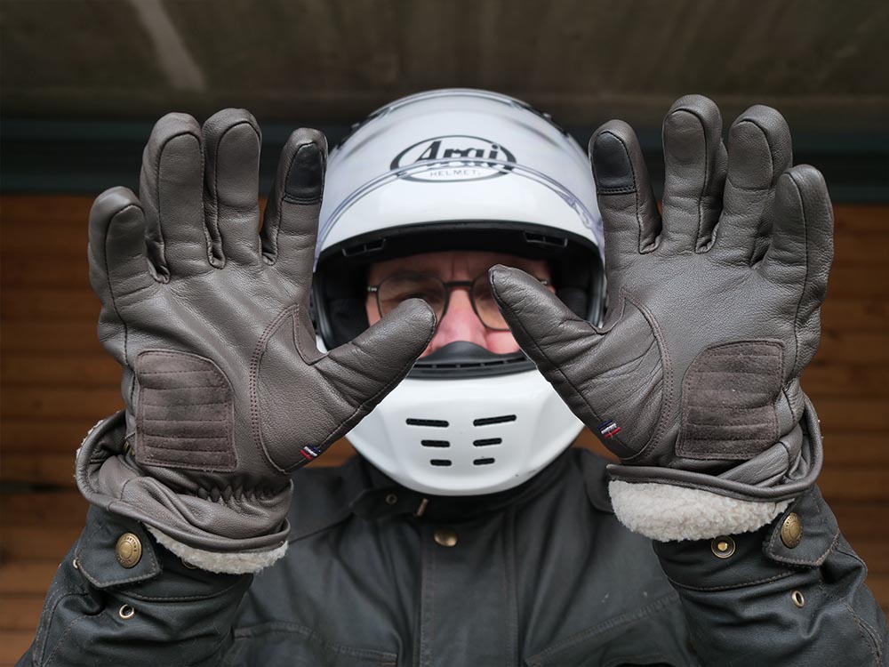 Gants Moto Homme Hiver Cuir Flynn 3 - Racer