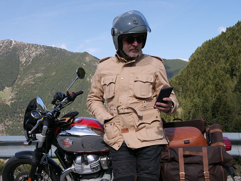 Blouson Moto Homme Stechmoto ST 848 Safari - Protection Dos/coudes/épaules CE, Toutes Saisons, Neuf Avec étiquettes