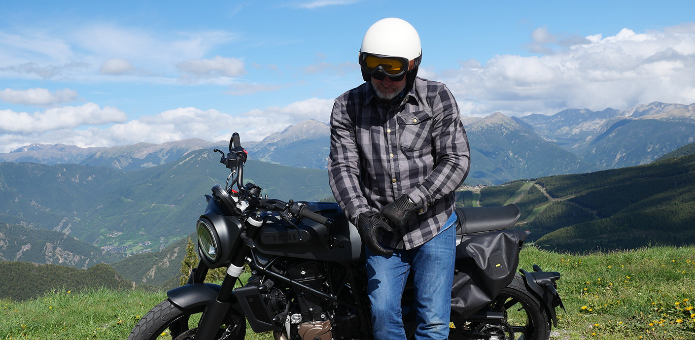 Veste Moto Homme MDM – Tissu Aramide (Kevlar) Et Coton, Protections, Coupe-vent Et Imperméable – Style Cruiser