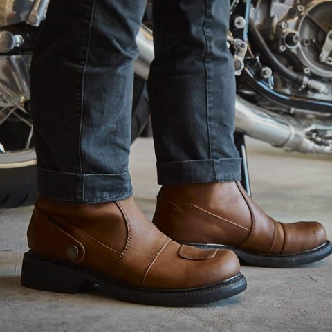 Bottes moto cafe racer P1 par PAGNOL design et securite