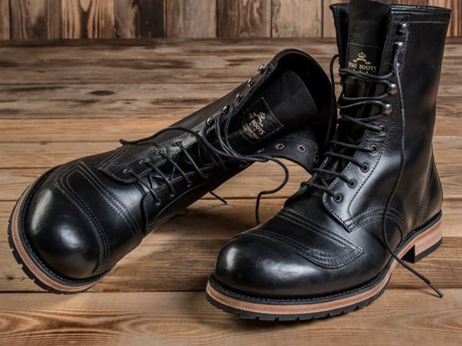 Low Quarters Pike Brothers Bottes Vintage Homme Bottes Moto 1966