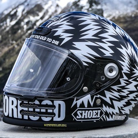 Casque intégral vintage - Shoei Glamster 06 - Neighborhood X