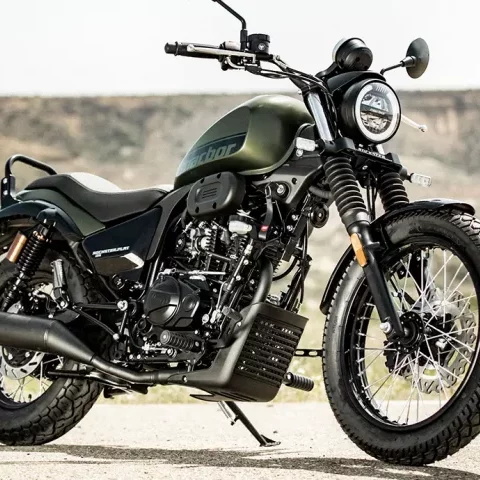 Porte-clés Moto Cuir Et Fibre De Carbone - Pour Macbor Montana XR1 XR5 - Style Robustesse