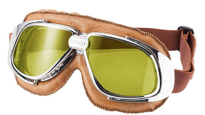 Lunette Moto Vintage Lunettes de Motocross en Cuir PU pour Casque Lunette Moto Vintage Lunettes de Motocross en Cuir PU pour Casque