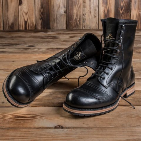 Bottes moto 1966 Explorer Pike Brothers, idéales pour pilote Cafe